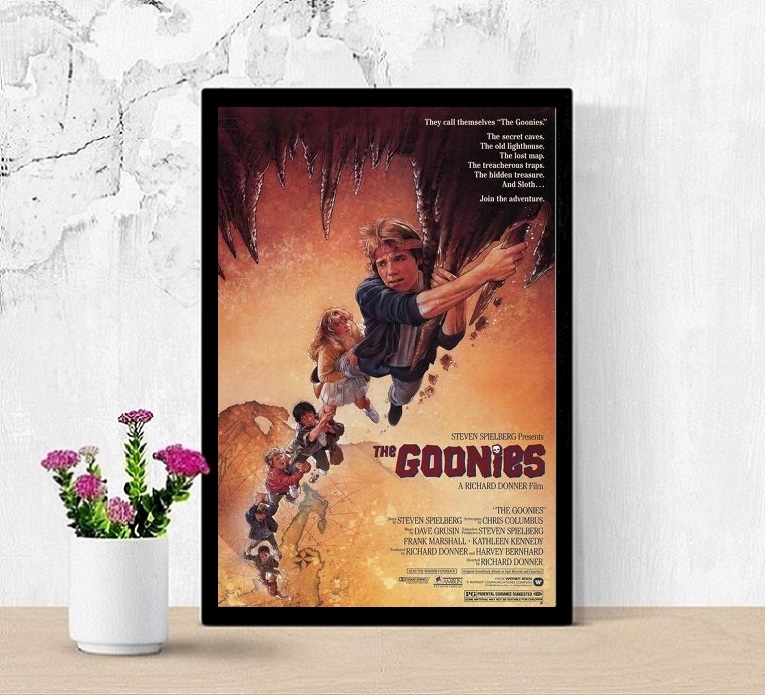 グーニーズ 映画ポスター The Goonies US版 黒フレーム付き A3サイズ mi1_画像2