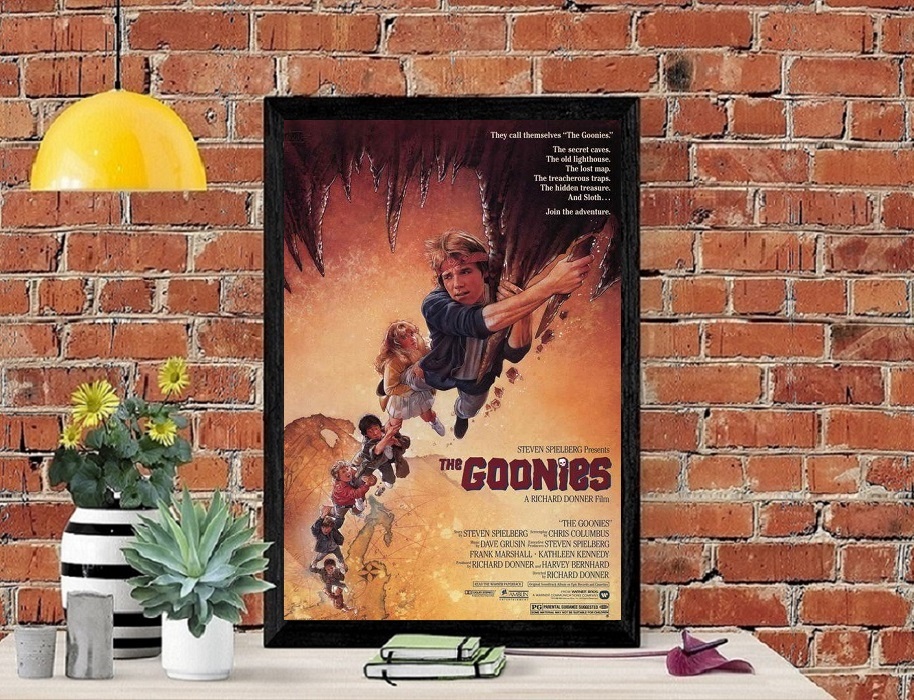 グーニーズ 映画ポスター The Goonies US版 黒フレーム付き A3サイズ mi1_画像3