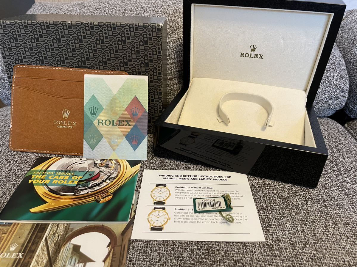 ROLEX ロレックス チェリーニ 付属品一式 空き箱 純正箱 保証書 5241/6