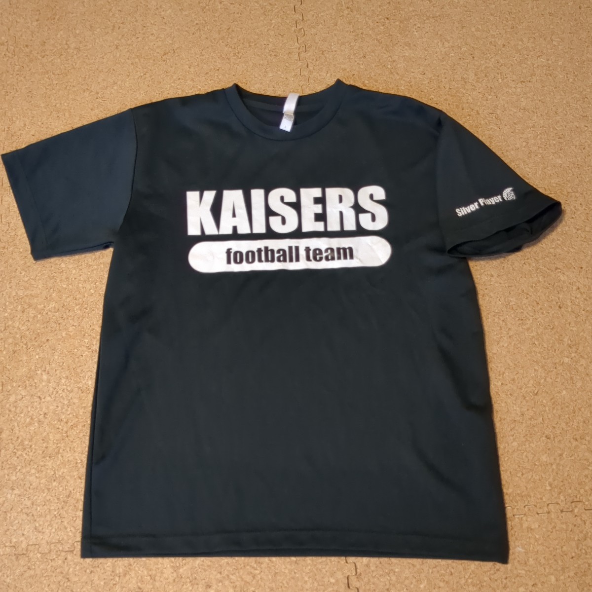 【非売品】関西大学アメフト部KAISERS 選手支給 Silver Player Tシャツ L