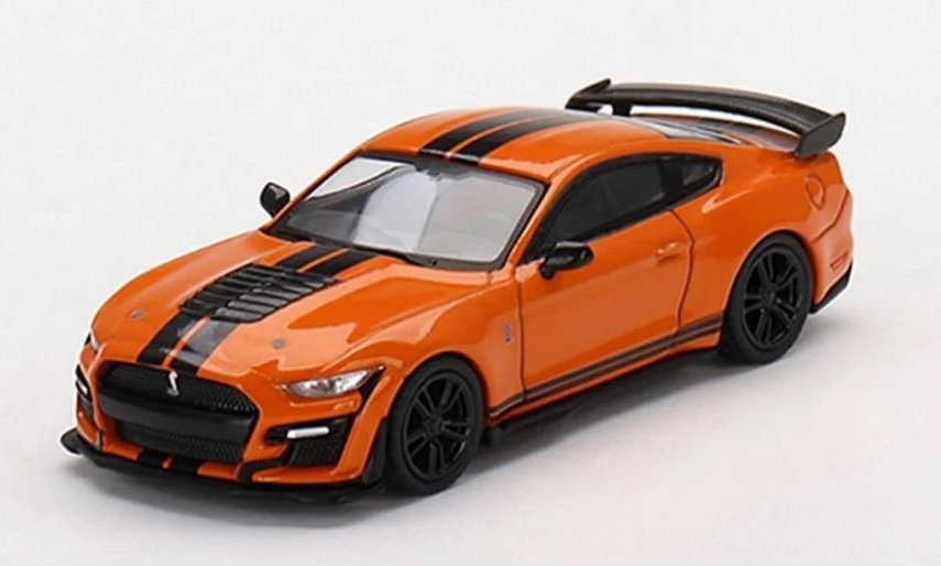 1/64 MINI-GT フォード マスタング シェルビーGT500 ツイスターオレンジ (左ハンドル)【505】_※イメージ画像