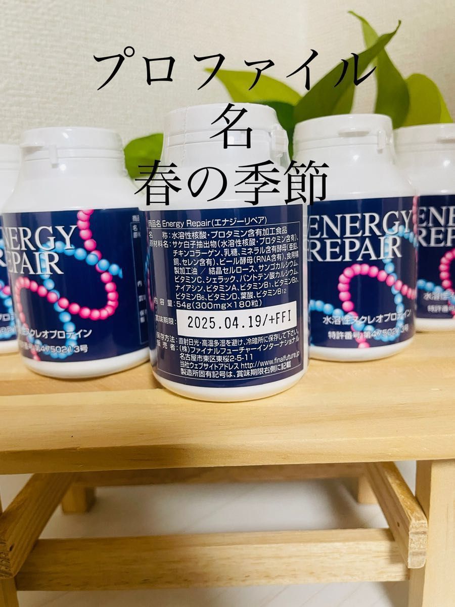 エナジーリペア核酸 3個 energy rapair - 健康用品