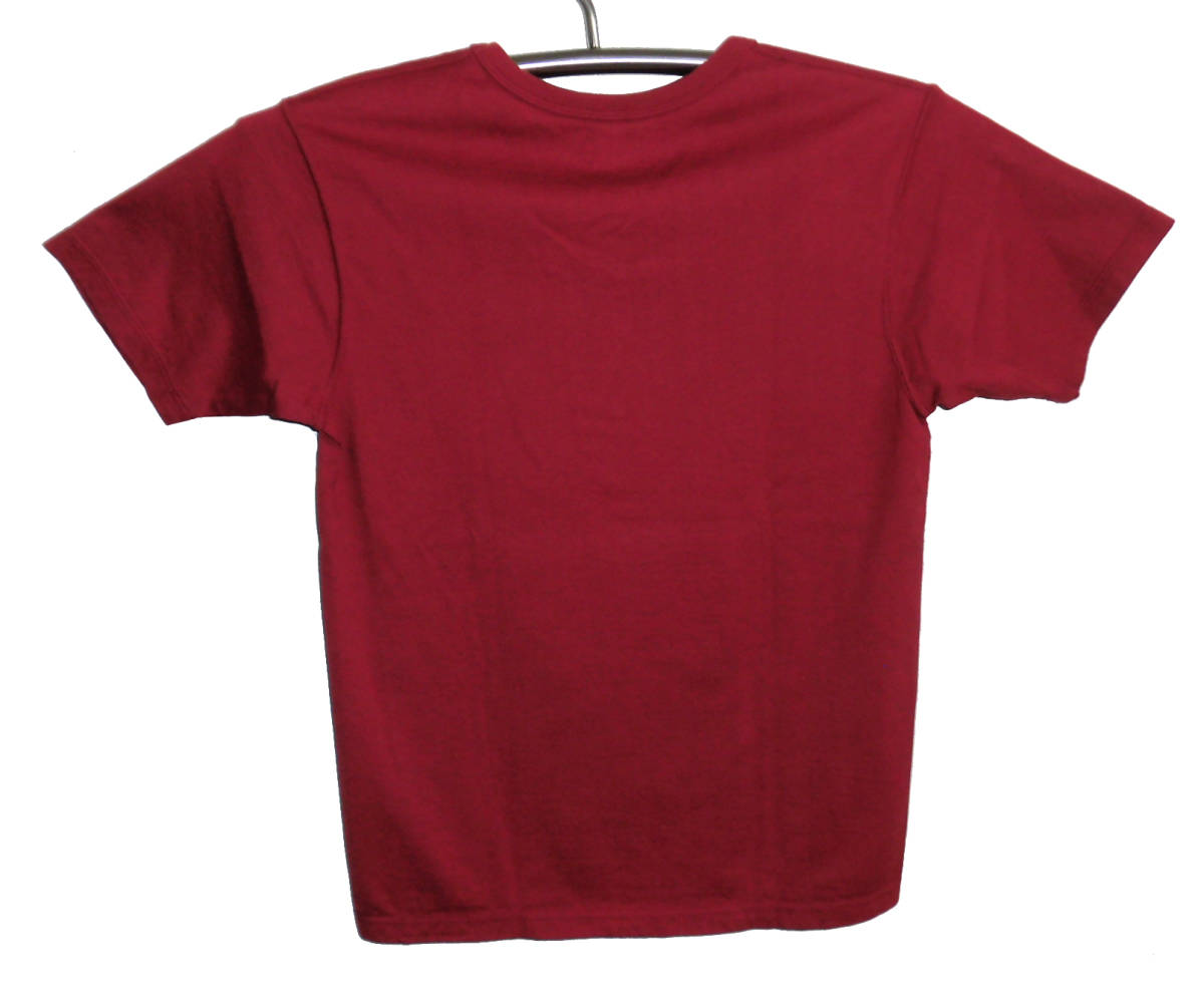 Γ新品タグ付 定価7,000円 THE FLAT HEAD フラットヘッド R.J.B RJB TSU001 U NECK T Uネック Tシャツ 36 ワイン_画像4