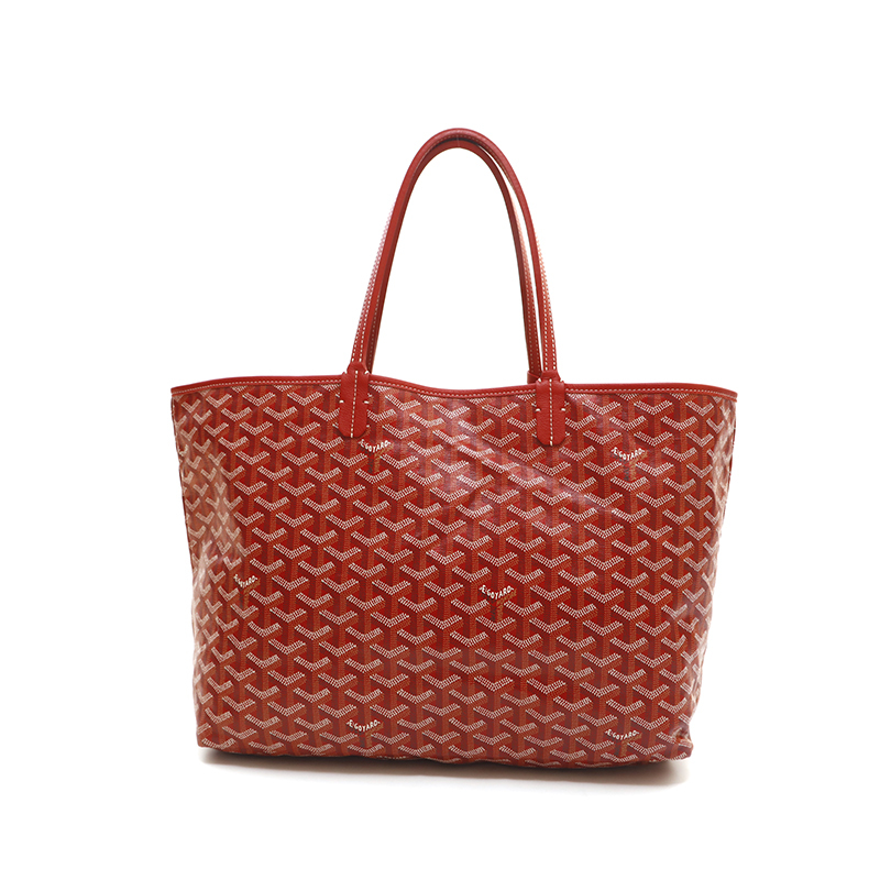 超ポイントバック祭】 ゴヤール GOYARD レッド キャンバスコーテイング