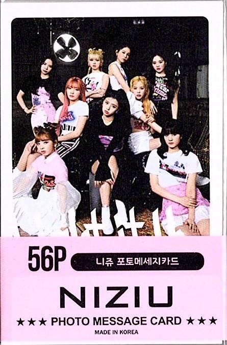  Korea K-POP *NIZIUniju-* message card PHOTE MESSAGE CARD 56P