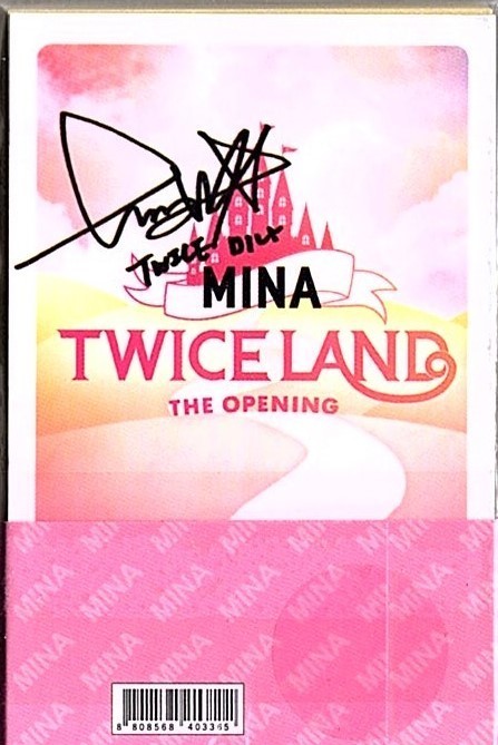 Korea K-POP *TWICEtuwa chair MINAmina* message card PHOTE MESSAGE CARD 56P