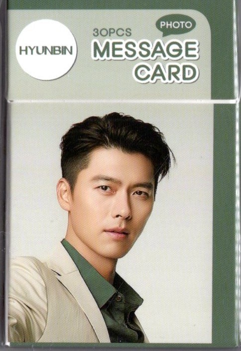  Korea .. Star *hyon bin * message card MESSAGE CARD 30PCS