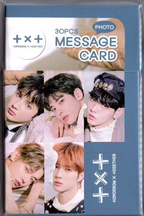 Korea K-POP *TXT tea bai tea * message card MESSAGE CARD 30PCS