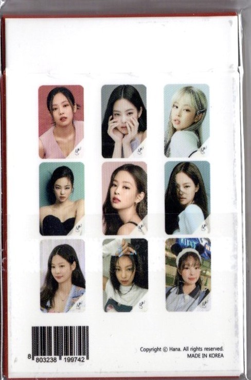 Korea K-POP *BLACK PINK black pink JENNIE Jenny * message card MESSAGE CARD 30PCS