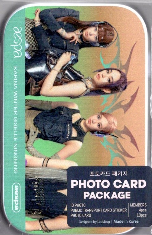  Korea K-POP *aespaespa* photo card package 