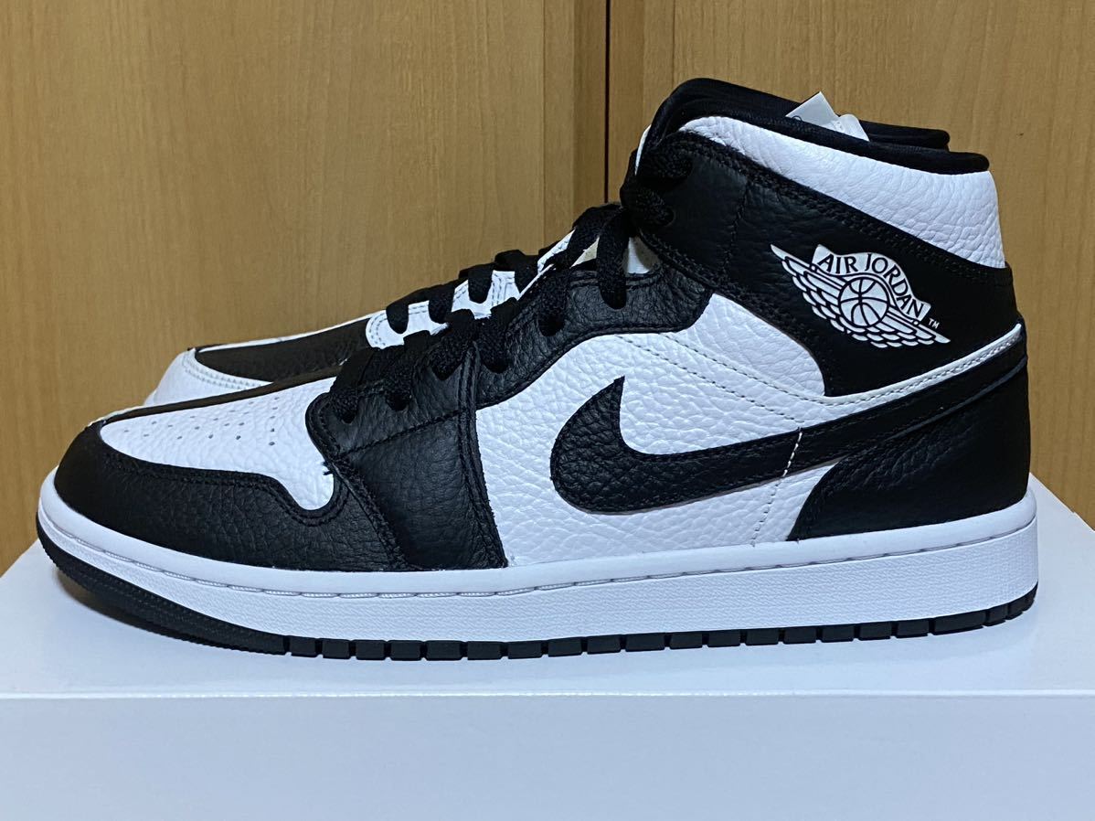 ☆新品 国内正規品 NIKE WMNS AIR JORDAN 1 MID SE HOMAGE DR0501-101 メンズ27.5cm US11  28cm WHITE/BLACK ホワイト ブラック オマージュ