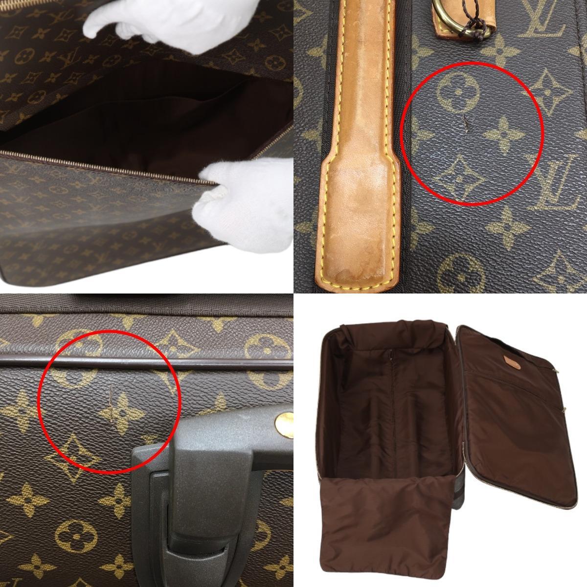 ルイヴィトン スーツケース M23248 ペガス70 モノグラム キャスター付き旅行かばん LOUIS VUITTON ブラウン ユニセックス 中古_画像9