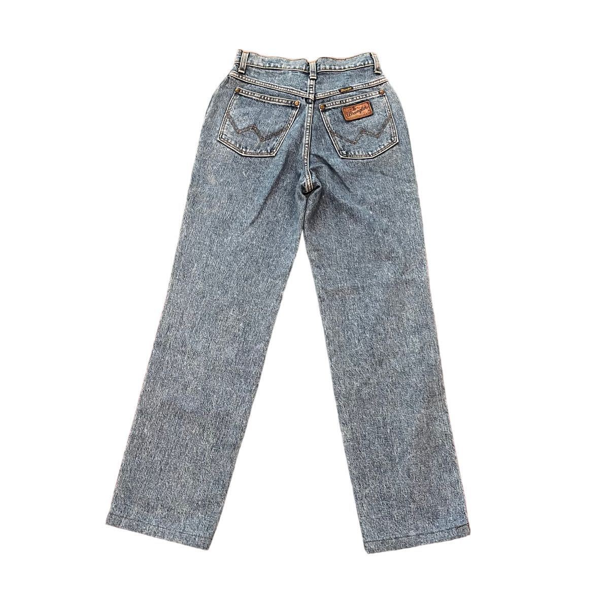 Wrangler Wrangler Denim pants jeans blue lady's W61 size [AY1168]