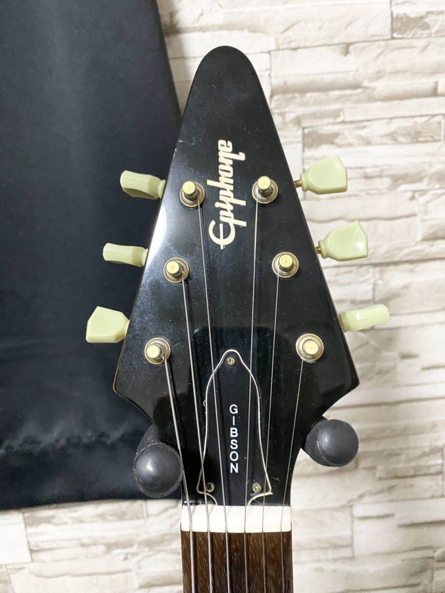 Epiphone 1958 Korina Flying-V コリーナ フライングV 98年製 調整済み