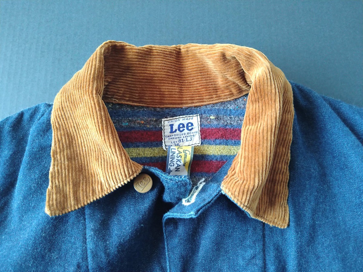Lee 81-LJ ブランケット付き デニムカバーオール 50's復刻 日本 Lee 81-LJ ブランケット付き デニムカバーオール 50's復刻 日本