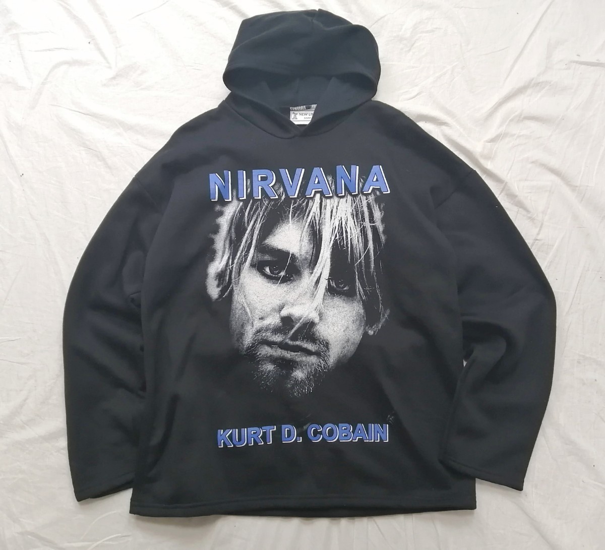 デッドストック　90s nirvana ニルヴァーナ パーカ1990年代 ダブルサイド　kurt cobain カートコバーンユーロ　ヨーロッパ_画像1