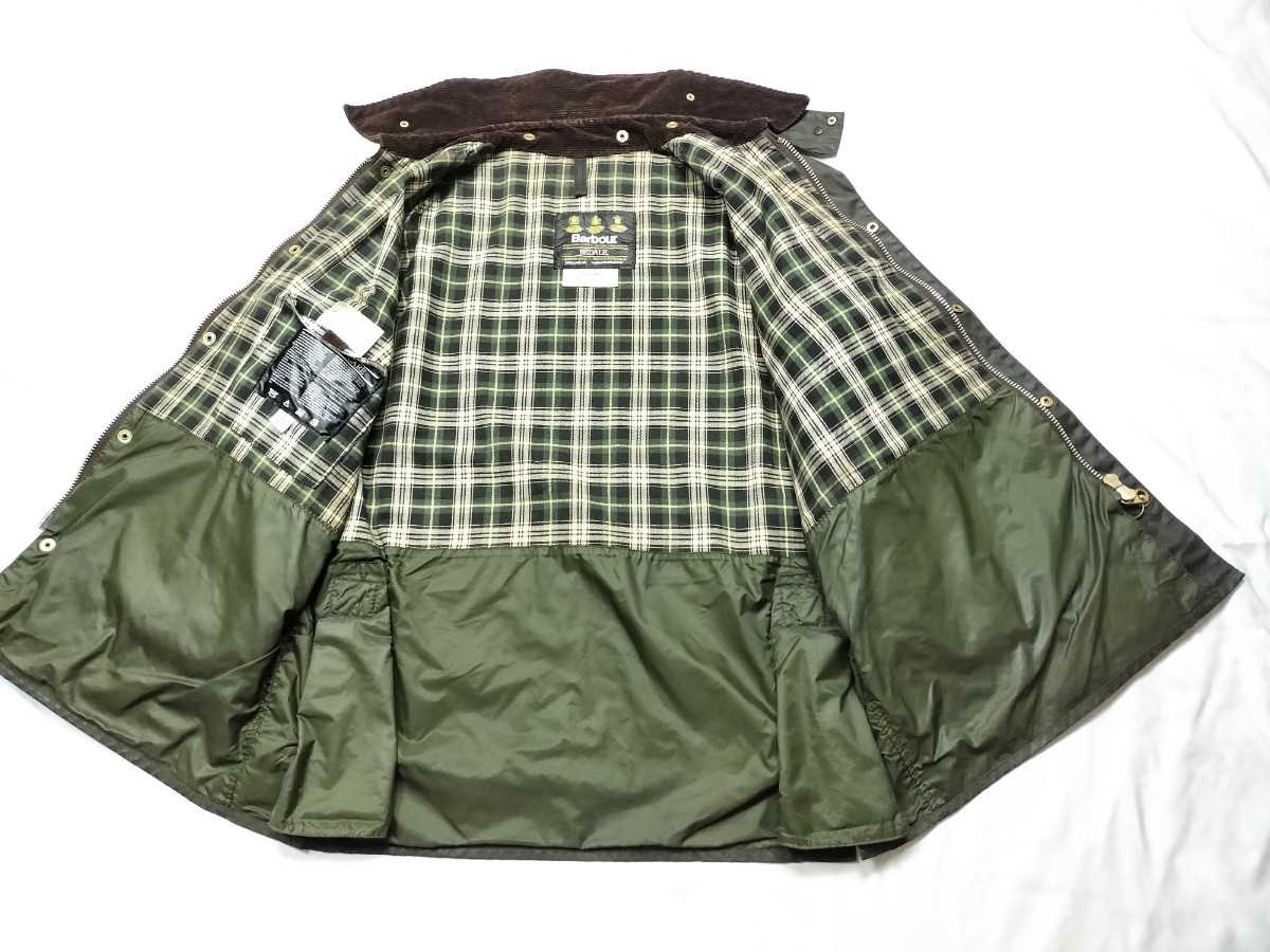 80s Barbour bedale c44 1987 バブアー ビデイル 4ポケット セージ 3