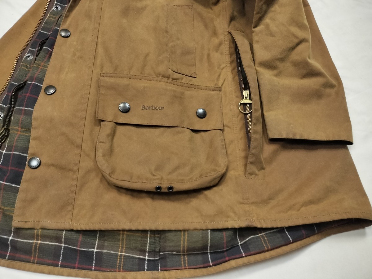 00s Barbour moorland c38 “Mint”　バブアー　ムーアランド　ヘビーウェイト　ビューフォート　バーク　ブラウン　英国製_画像5