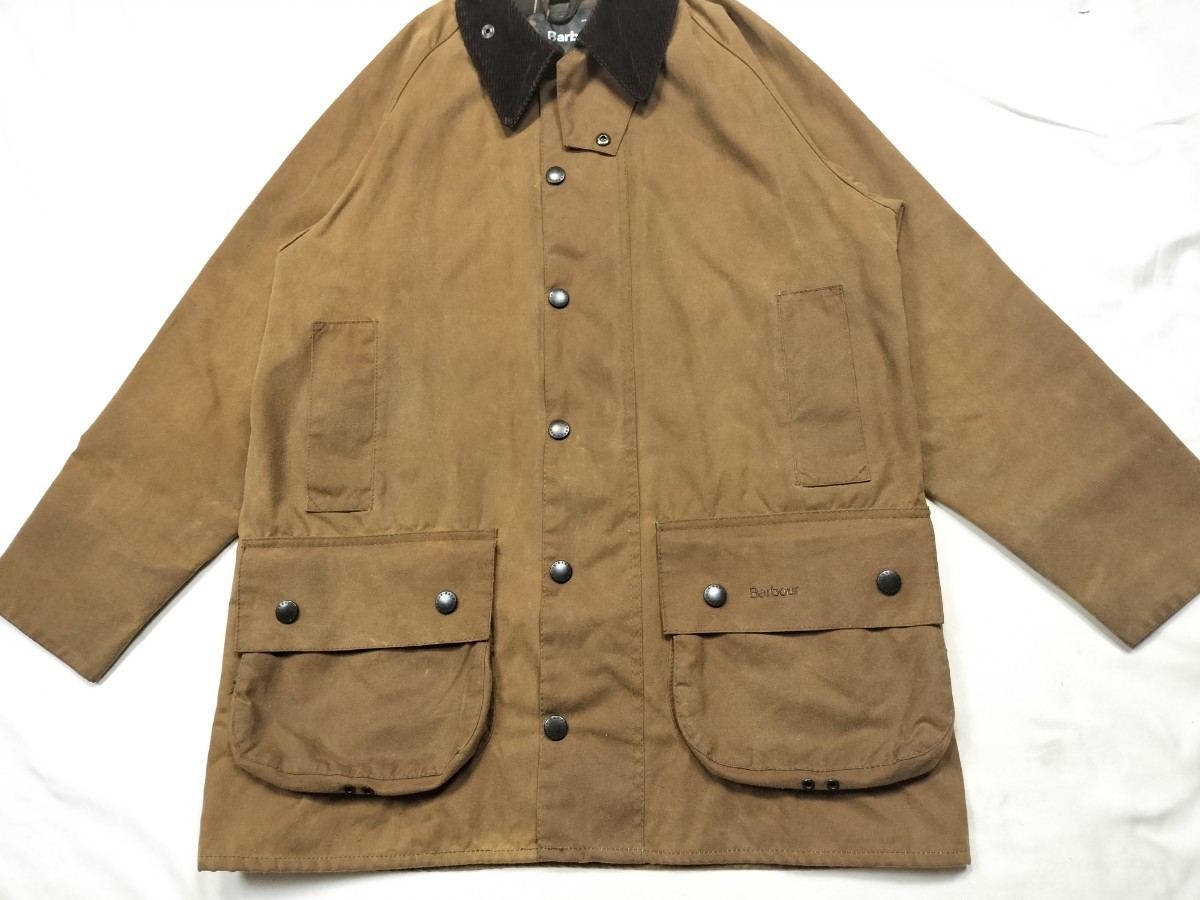 00s Barbour moorland c38 “Mint”　バブアー　ムーアランド　ヘビーウェイト　ビューフォート　バーク　ブラウン　英国製_画像8