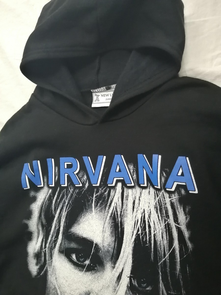 デッドストック　90s nirvana ニルヴァーナ パーカ1990年代 ダブルサイド　kurt cobain カートコバーンユーロ　ヨーロッパ_画像3