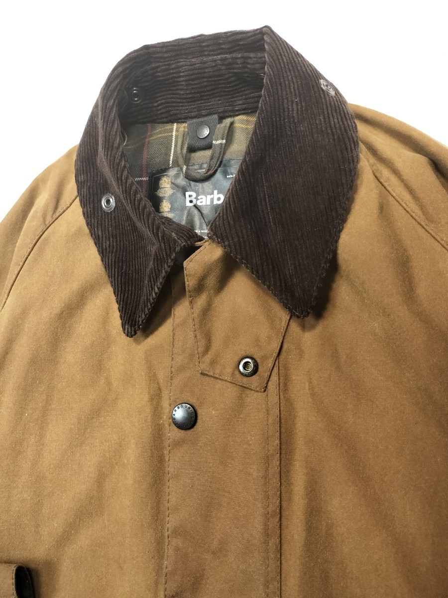 00s Barbour moorland c38 “Mint”　バブアー　ムーアランド　ヘビーウェイト　ビューフォート　バーク　ブラウン　英国製_画像2