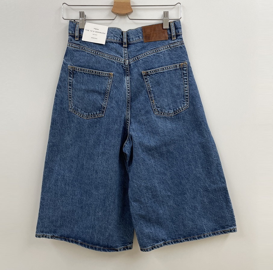 未使用品 /36/ ZARA インディゴブルー ワイドデニム レディース 未使用品 /36/ ZARA インディゴブルー ワイドデニム レディース