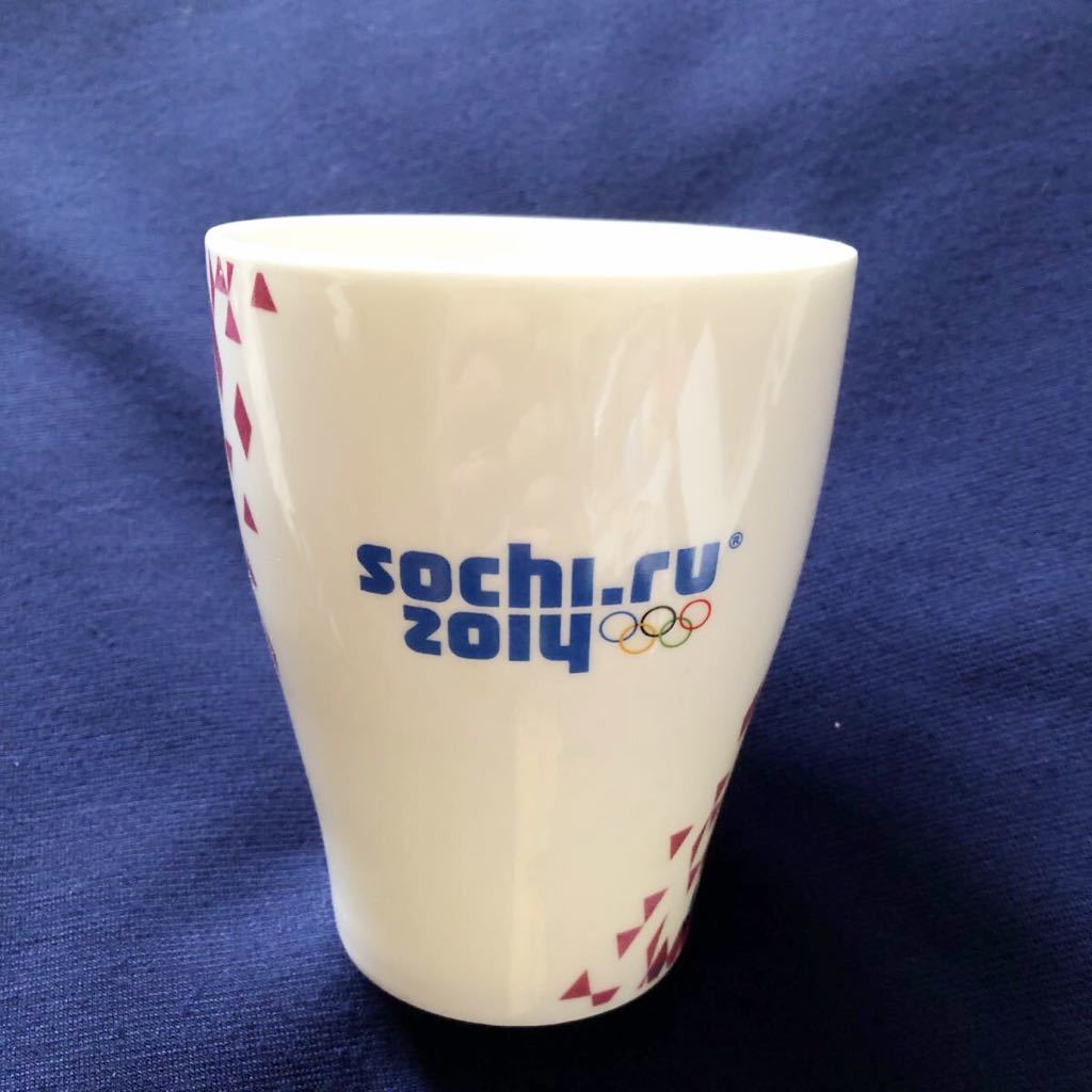 レア希少品　2014年冬季　ソチオリンピック　Sochl.ru 2014 ロシア　陶器　マグカップ_画像1