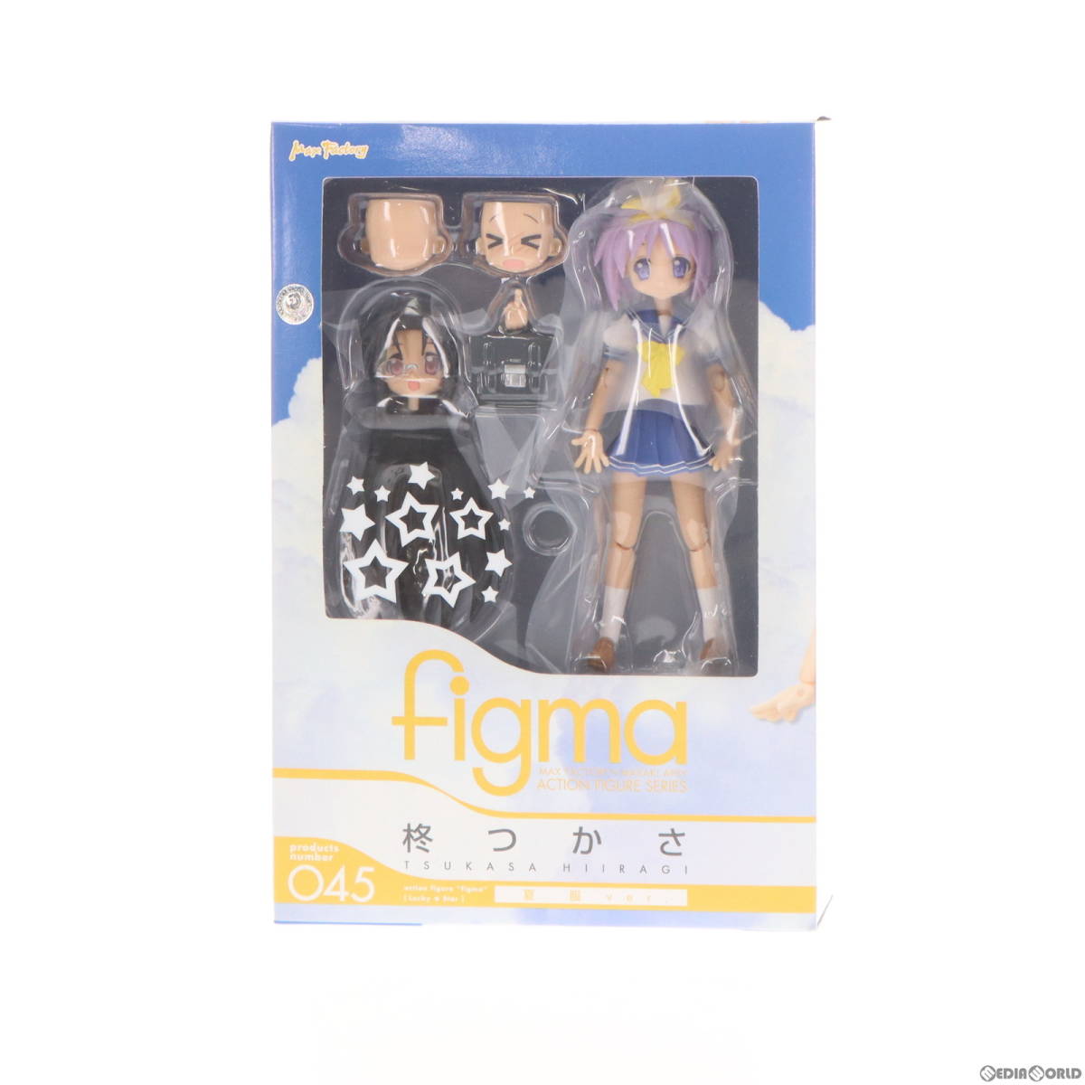 【中古】[FIG]figma(フィグマ) 045 柊つかさ(ひいらぎつかさ) 夏服ver. TVアニメ らき☆すた 完成品 可動フィギュア マックスファクトリー(_画像1