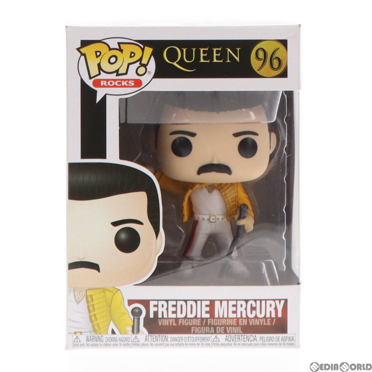 【中古】[FIG]POP! Rocks Series #96 Freddie Mercury-フレディ・マーキュリー- QUEEN(クイーン) 完成品 フィギュア FUNKO(ファンコ)(61054_画像2