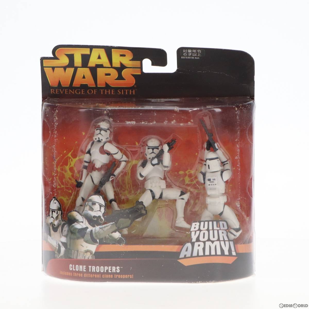 【中古】[FIG]STAR WARS DXフィギュア クローン・トルーパー 3パック スター・ウォーズ エピソード3/シスの復讐 完成品 フィギュア(85570)_画像1