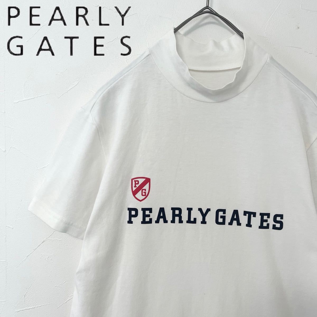 PEARLY GATES半袖モックネックシャツ ハイネック