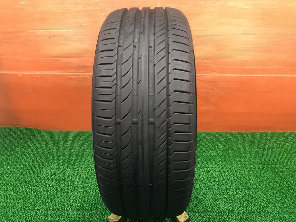 4Y-52) 245/45R19 CONTINANTAL ContiSportContact 5(ベンツ純正)8分山 1本_画像2