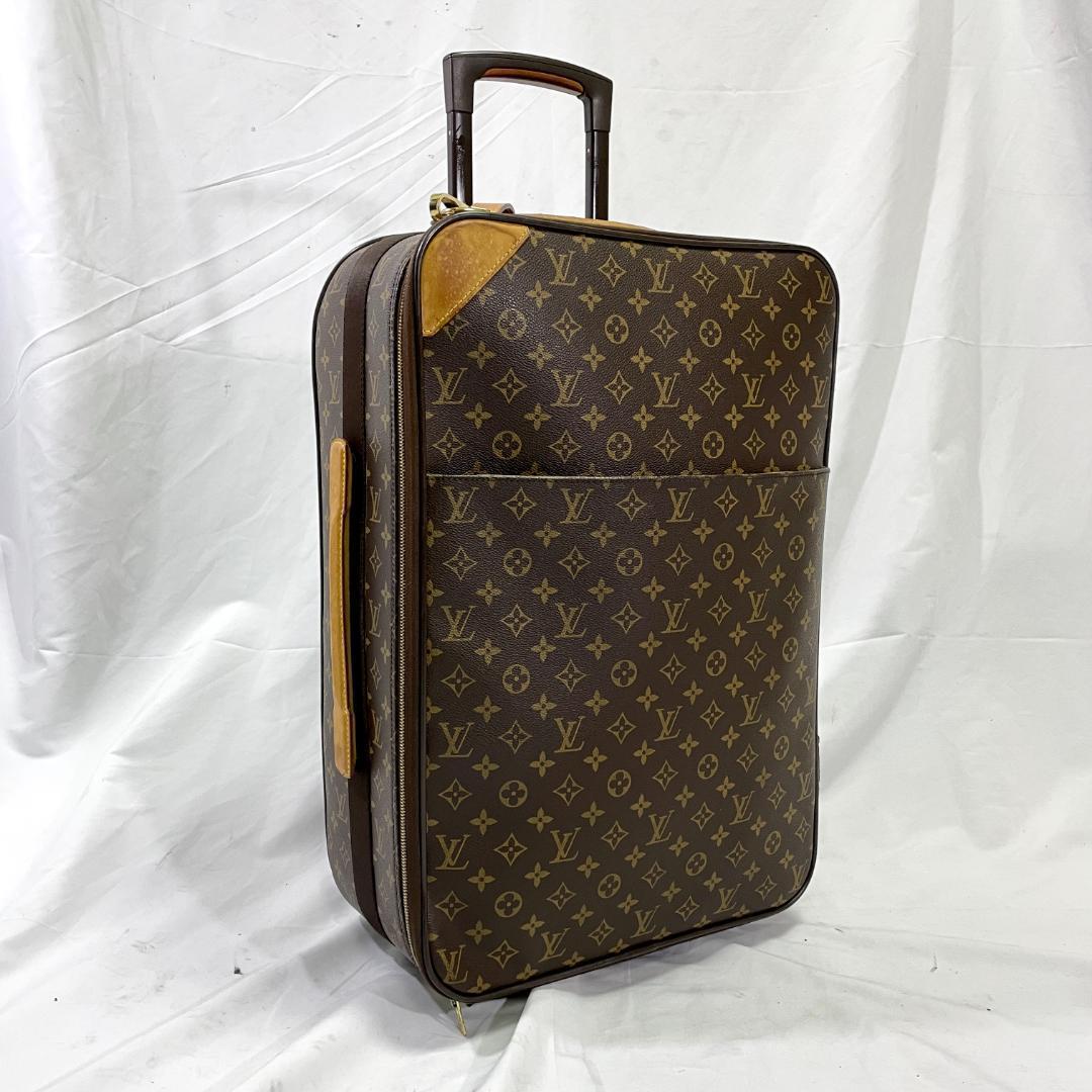 良品 LOUIS VUITTON ルイヴィトン モノグラム 2輪 ペガス55 キャリー