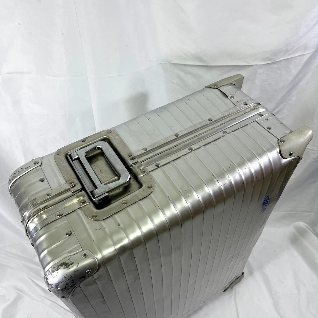 超レア RIMOWA リモワ 青ロゴ プルタブ サイドハンドル 4輪 トパーズ