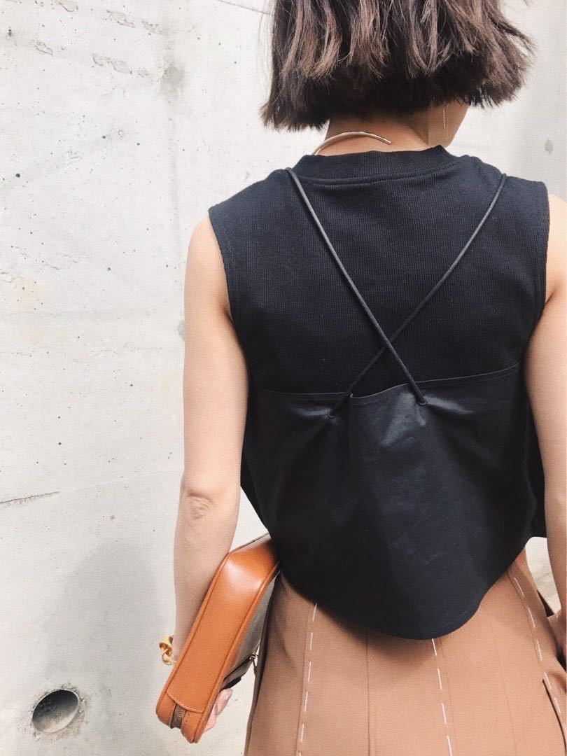 Ameri VINTAGE アメリヴィンテージ 2018 SS BIB LAYERED N.S TOP 公式