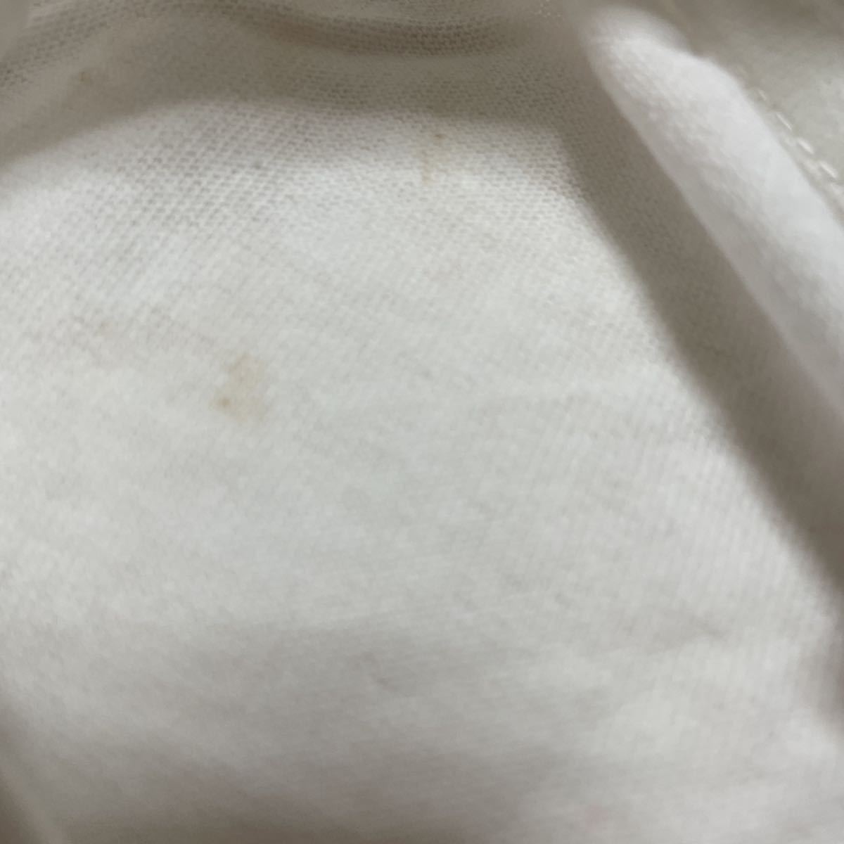 新品 難有 長袖Tシャツ トップス M ホワイト白 未使用 インナー 綿100% コットン 無地_画像7
