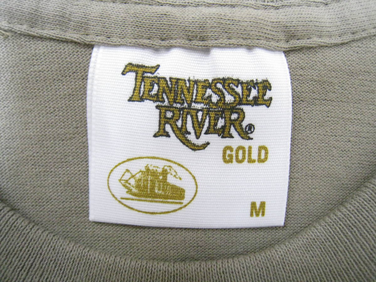 未使用品■TENNESSEE RIVER USA製 1995年 ST.GEORGE マラソン Tシャツ 90’s ヴィンテージ メンズ サイズM カーキ系_画像7