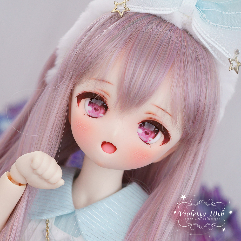 ☆Violetta10th☆ DDH-01 SW肌 ソフビ盛り開口カスタムヘッド+アイ２組 No.341_画像1