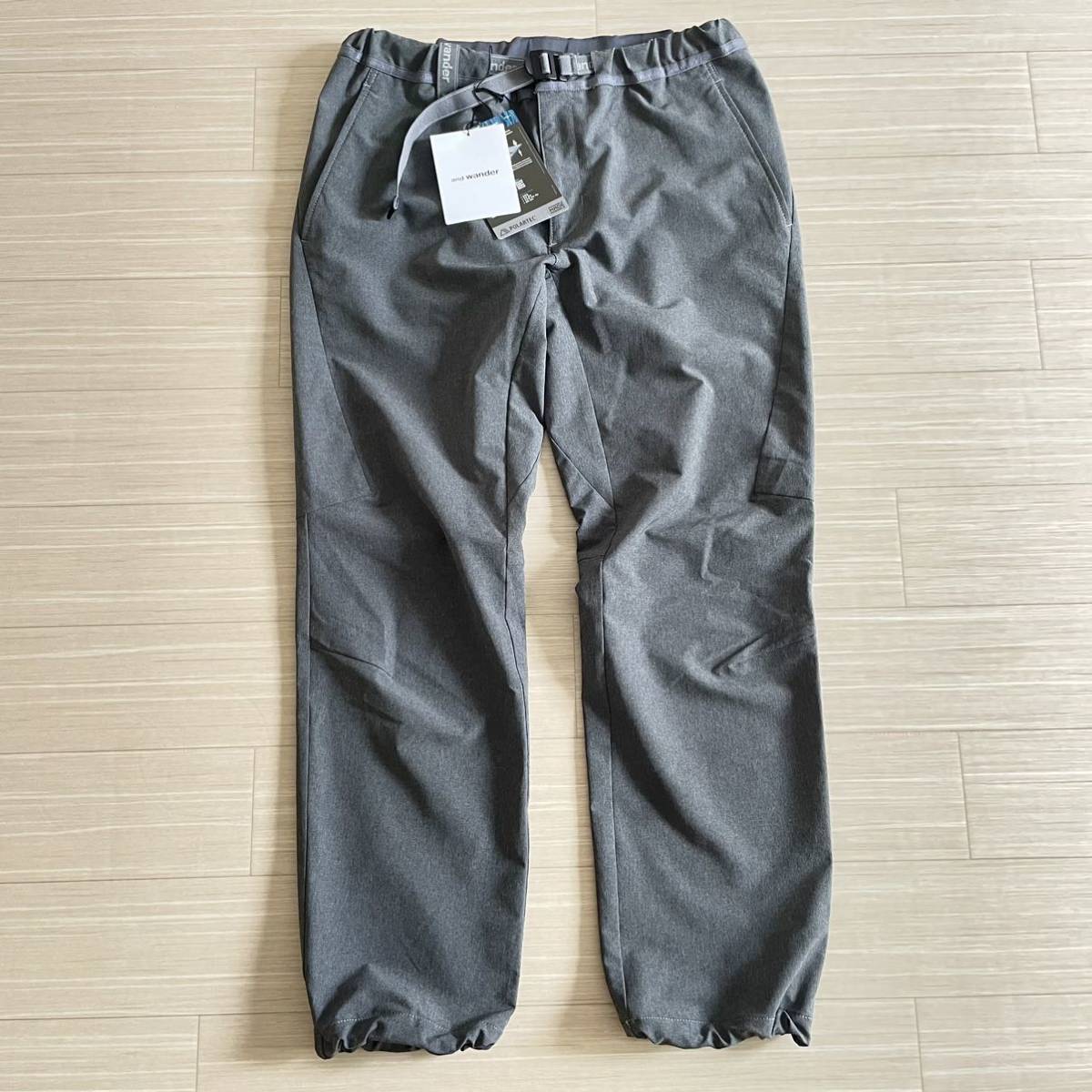 and wander アンドワンダー 2way stretch long pants サイズ:3(M~L) 574-0152009 2ウェイストレッチ ロングパンツ 新品同様品