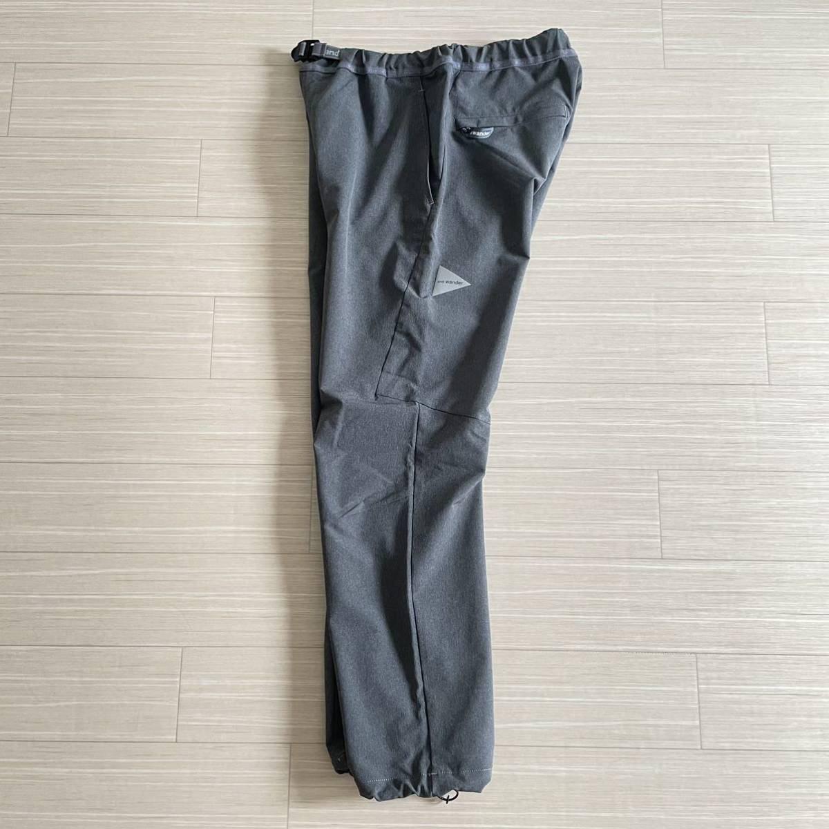 and wander アンドワンダー 2way stretch long pants サイズ:3(M~L) 574-0152009 2ウェイストレッチ ロングパンツ 新品同様品