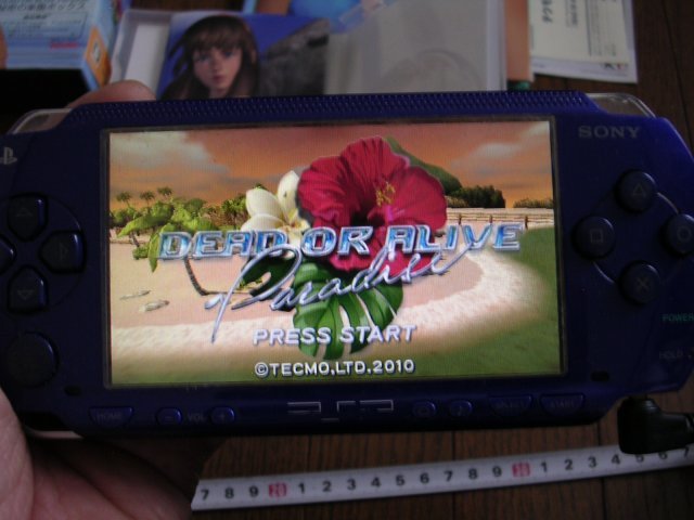 ■Dead or Alive Paradise PSP 秘密の楽園ボックス一式 帯付き TECMO TCM30002 ソフト動作確認品(確証写真提示)JUNK扱い_画像8