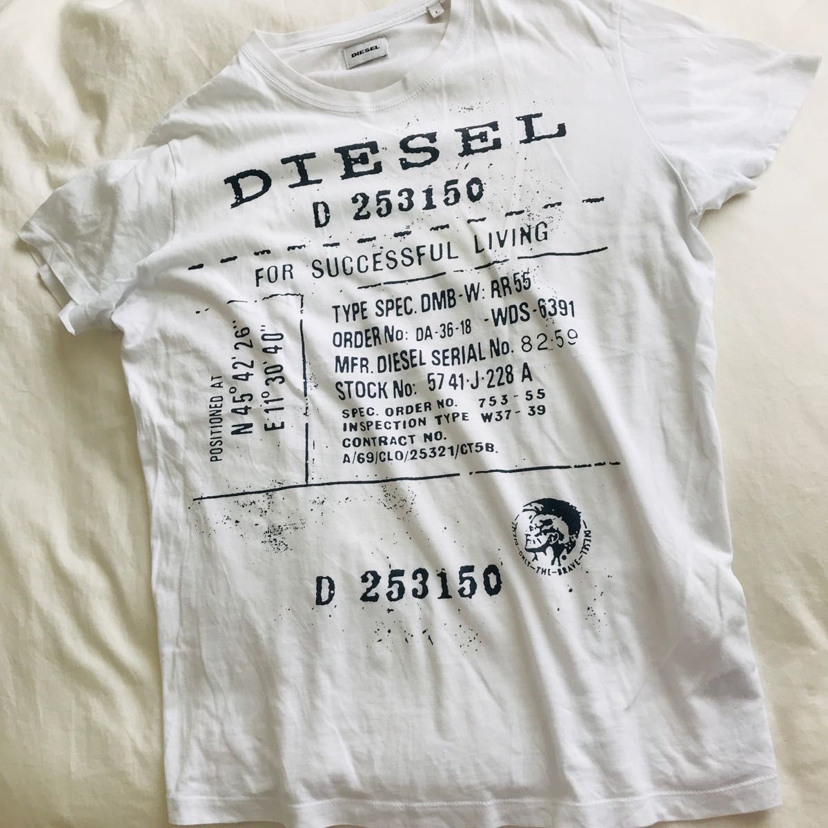 diesel ディーゼル メンズ Tシャツ 半袖 Lサイズ