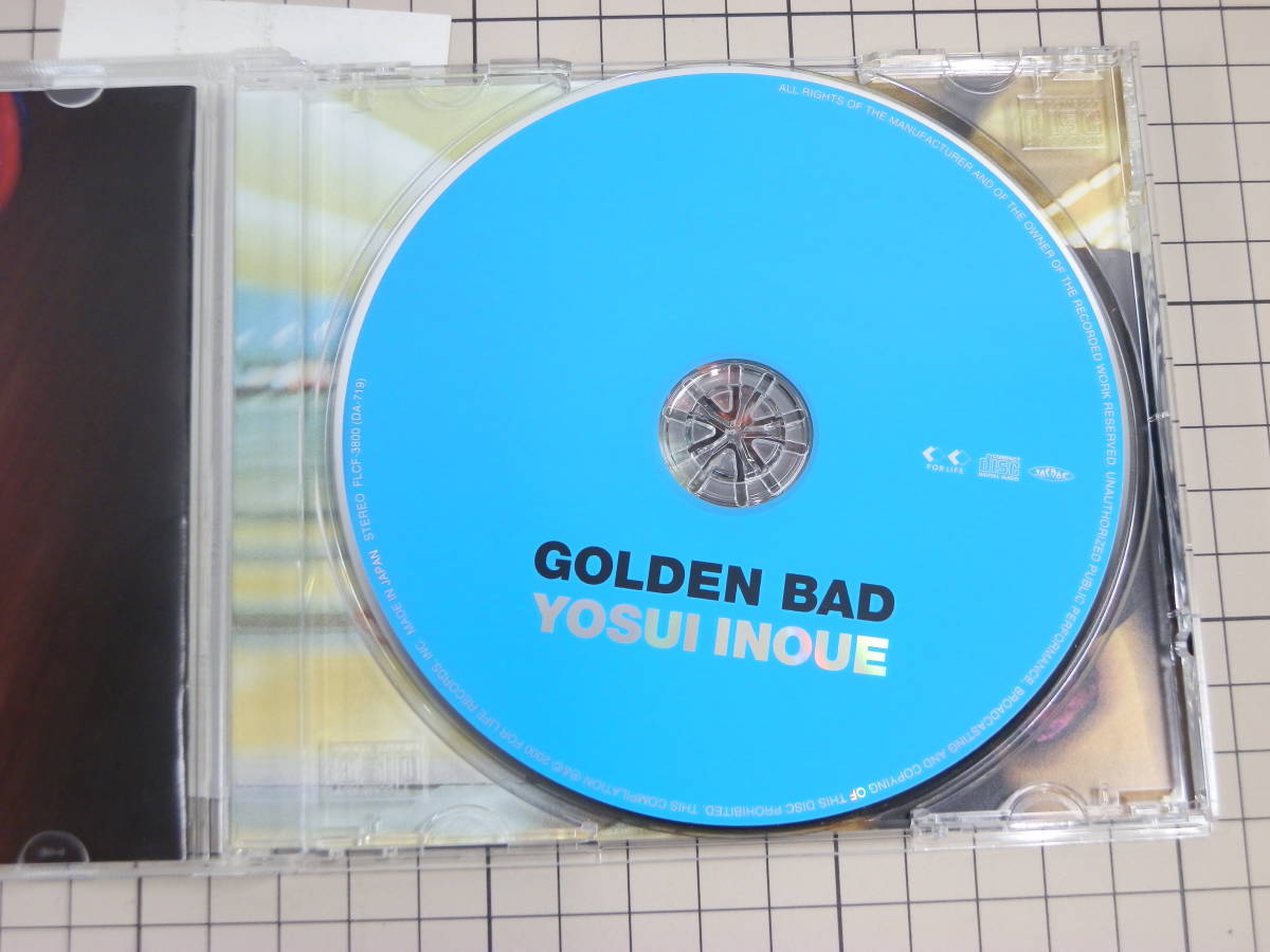 【CD|セル盤｜盤面良好｜帯付き】紙ジャケット　井上陽水 / GOLDEN BAD_画像5
