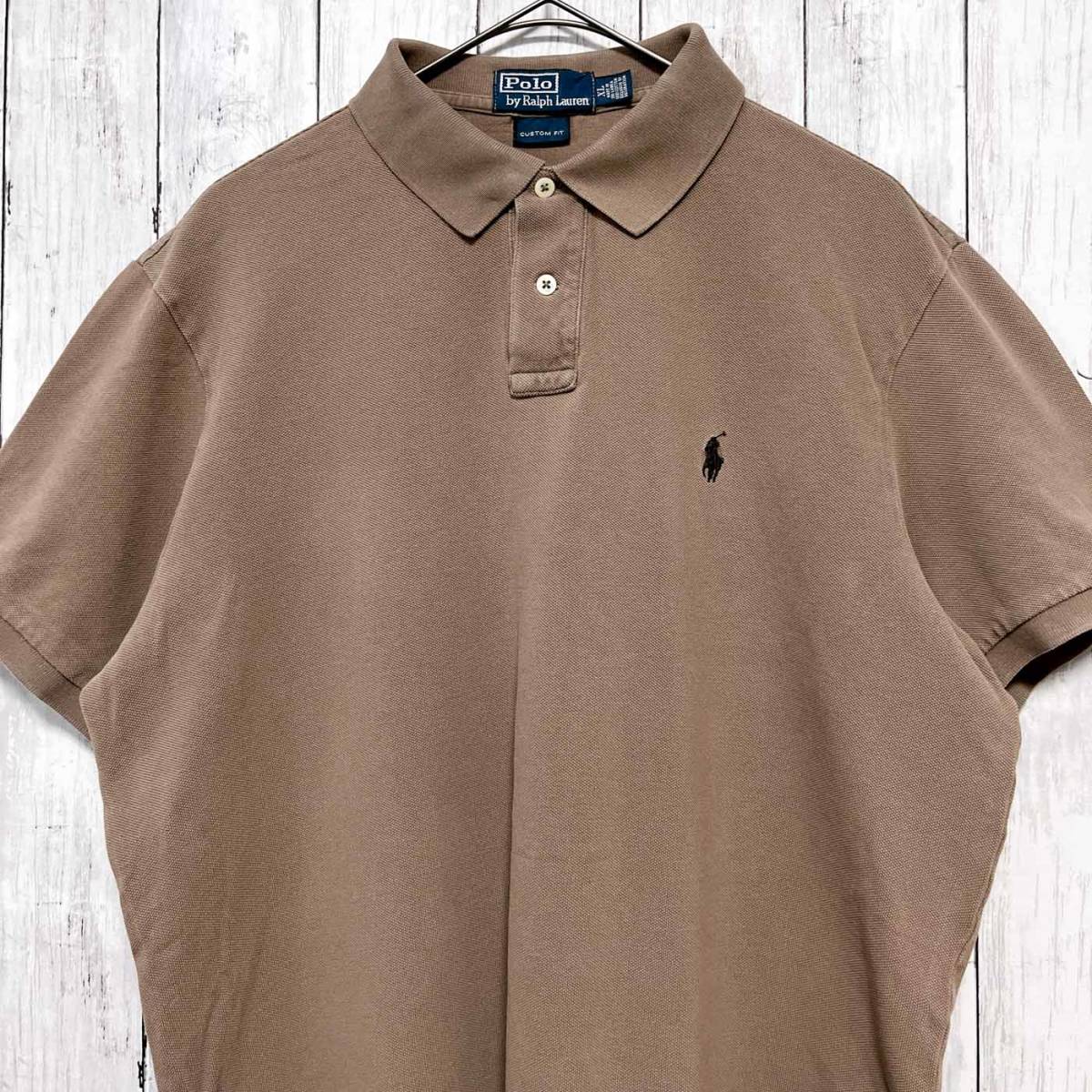 ラルフローレン Ralph Lauren 半袖ポロシャツ メンズ ワンポイント コットン100% XLサイズ 3‐457