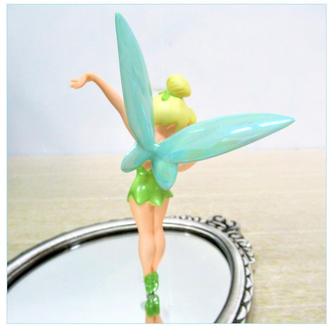 定価6万円★WDCC ピーターパン Peter Pan ティンカーベル Tinker Bell 鏡 台座付き スタンド 陶器製 フィギュア★ディズニー Disney TDL_画像6