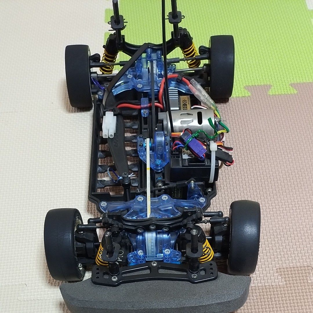 タミヤTA05 クリアバルクヘッドアルミパーツ多数 メカ付中古 タミヤTA05 クリアバルクヘッドアルミパーツ多数 メカ付中古