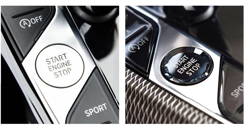 BMW クリスタル エンジンスターター スイッチ 交換式 i4 G26 eDrive40 M50 Mスポーツ バイキス i4シリーズ デザイン性UP_画像3