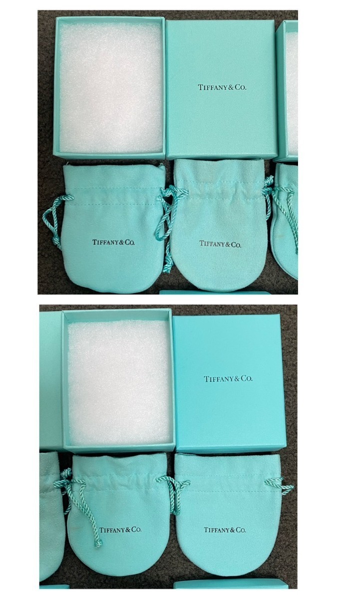 TIFFANY&Co. ティファニー 空箱 巾着 保存袋 アクセサリー ケース 4個 