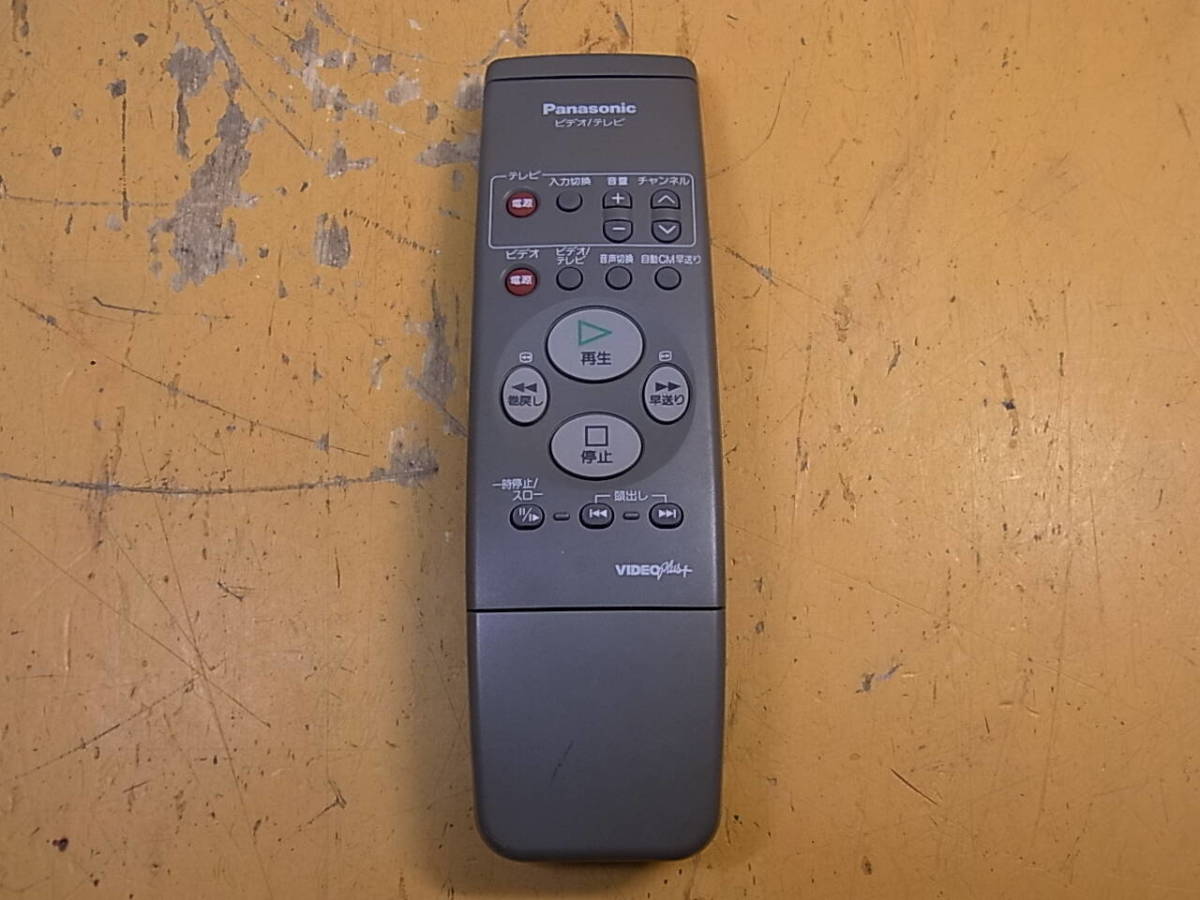 □V/801☆パナソニック Panasonic☆S-VHSビデオデッキ☆リモコン付き☆NV-SVN300☆動作OK □V/801☆パナソニック Panasonic☆S-VHSビデオデッキ☆リモコン付き☆NV-SVN300☆動作OK