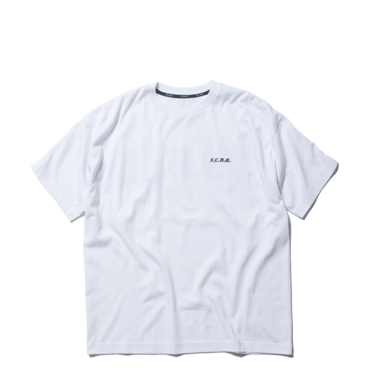 白M FCRB BIG LOGO WIDE TEE ブリストル Tシャツ ビッグロゴワイド